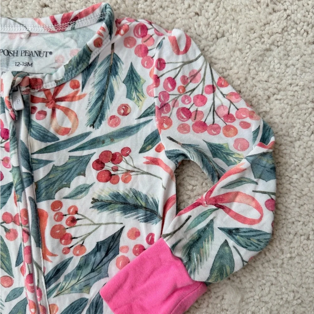 Posh Peanut Holiday Bow Convertible One Piece - Picture 3 of 12